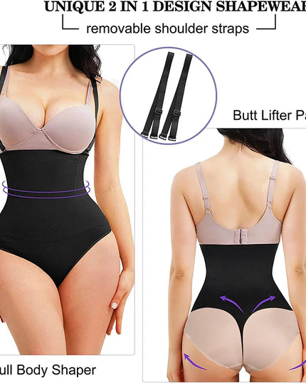 Shapewear Bodysuit Thongs - VOLDRI