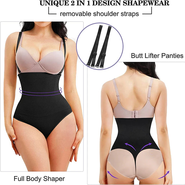 Shapewear Bodysuit Thongs - VOLDRI