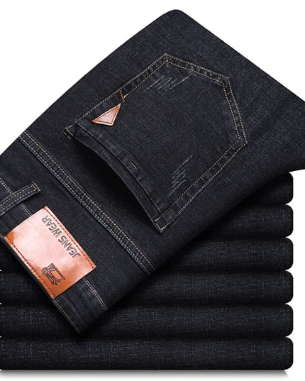 Voldri Men's Stretch Slim Fit Jeans - Comfortable Business Denim