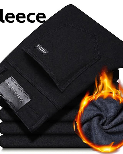 Wthinlee Men's Casual Straight Jeans - Stretch Denim for Business Wear