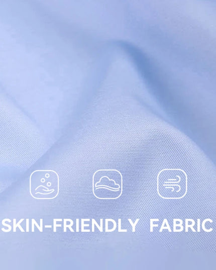 XXL Men's Business Shirt - Wrinkle Free Slim Fit for Spring Autumn
